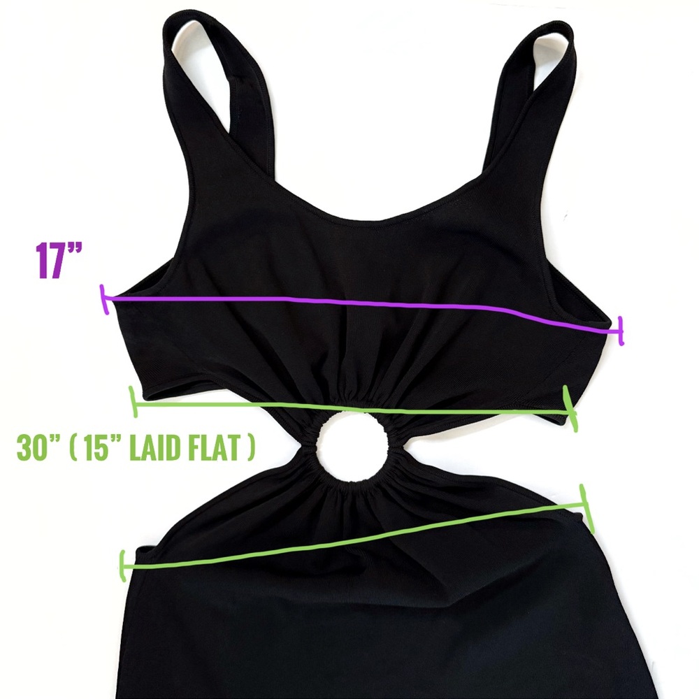 Solid & Striped Bailey Black Ring Cutout Sides Ba… - image 8